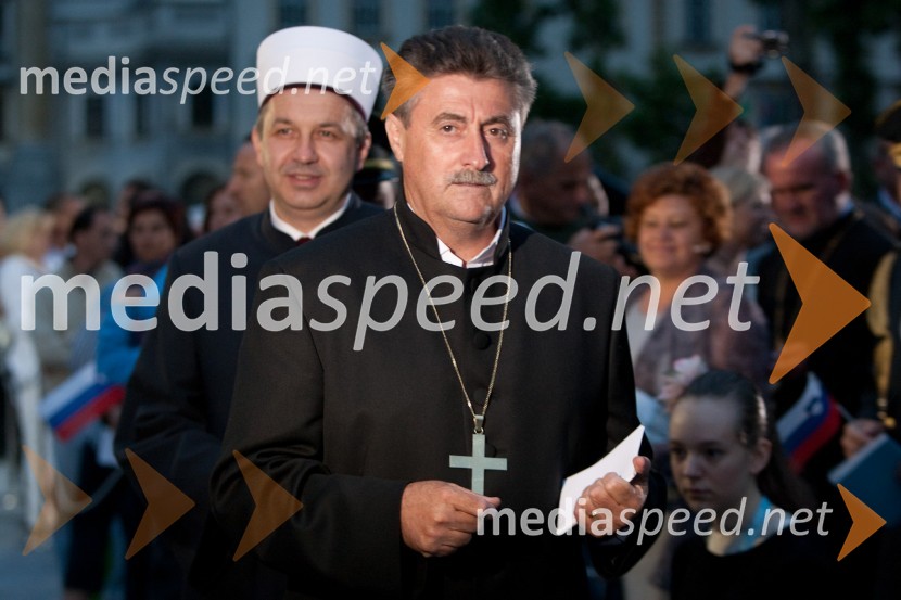 Geza Erniša, evangeličanski škofOsrednja državna počastitev dneva državnosti in 20. obletnice samostojnosti Slovenije