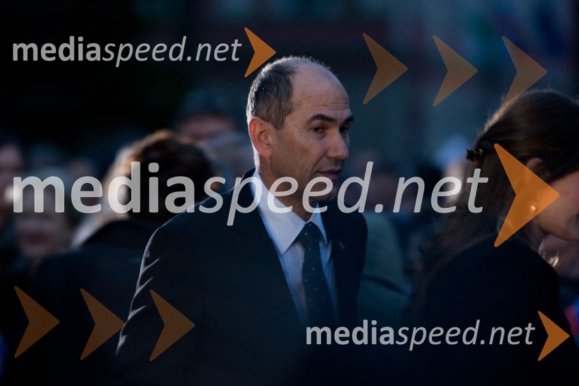 Janez Janša, politikOsrednja državna počastitev dneva državnosti in 20. obletnice samostojnosti Slovenije