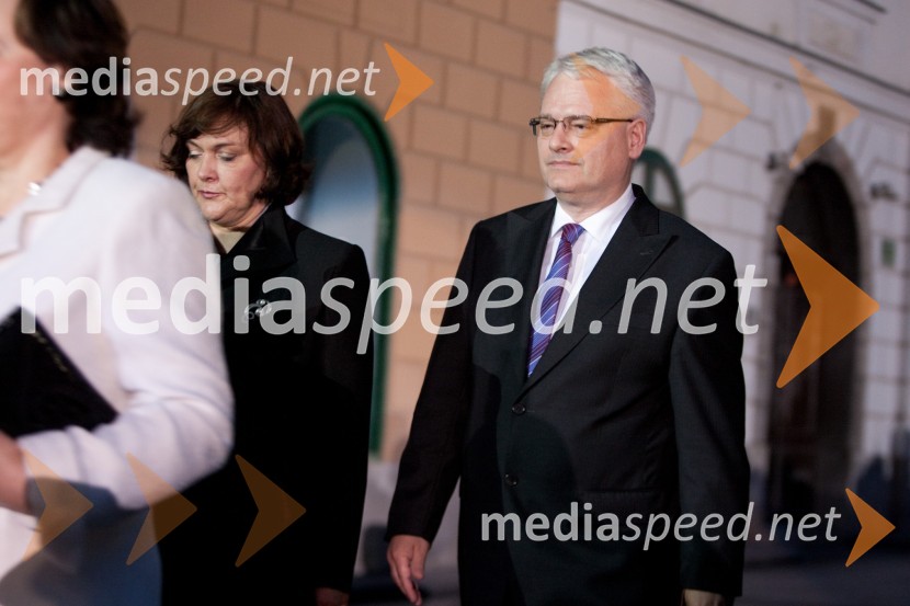 Ivo Josipović, predsednik HrvaškeOsrednja državna počastitev dneva državnosti in 20. obletnice samostojnosti Slovenije