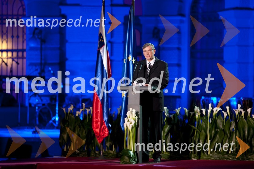 Dr. Danilo Türk, predsednik Republike SlovenijeOsrednja državna počastitev dneva državnosti in 20. obletnice samostojnosti Slovenije