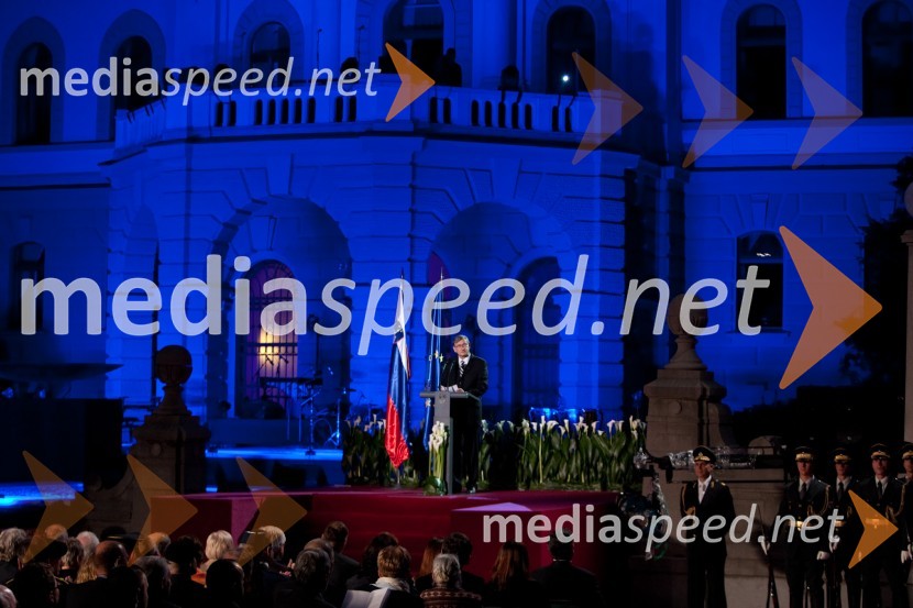 Dr. Danilo Türk, predsednik Republike SlovenijeOsrednja državna počastitev dneva državnosti in 20. obletnice samostojnosti Slovenije
