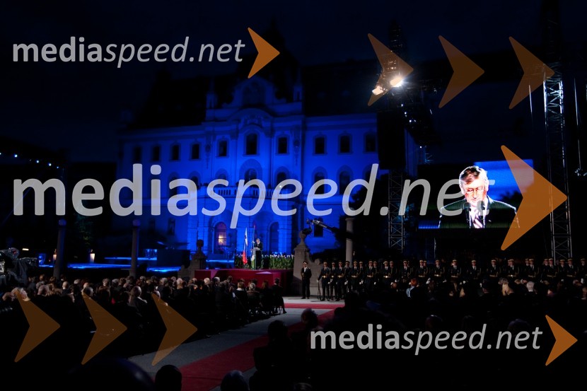 Osrednja državna počastitev dneva državnosti in 20. obletnice samostojnosti Slovenije