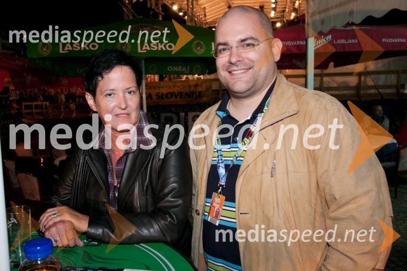 Irena Kajnč, arhitektka in Matej Rotovnik19. Festival Lent 2011, otvoritveni vikend- petek