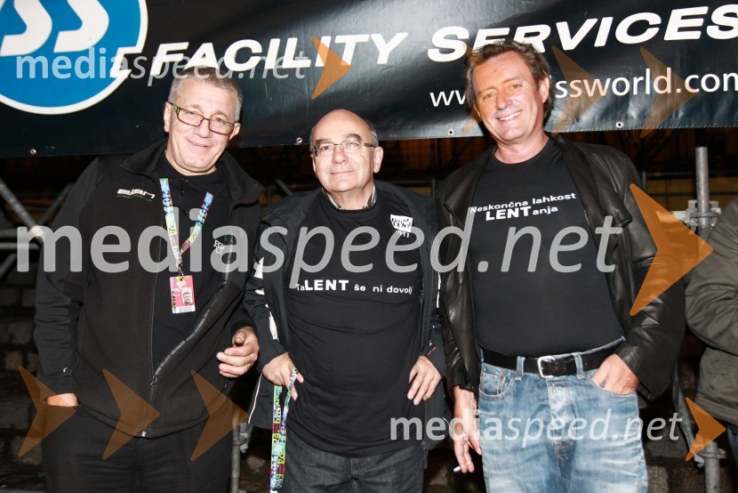 Boris Črnič - Boco, predstavnik za odnose z javnostmi Narodni dom Maribor, Mitja Rotovnik, direktor Cankarjevega doma in Vladimir Rukavina Gogo, direktor Narodnega doma19. Festival Lent 2011, otvoritveni vikend- petek