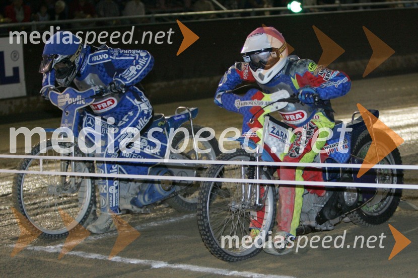 Ivan Vargek, SK Unia Goričan Hrvaška in Samo Kukovica, AMD KrškoSPEEDWAY, 3. dirka ekipnega DP Slovenije, Hrvaške in Avstrije