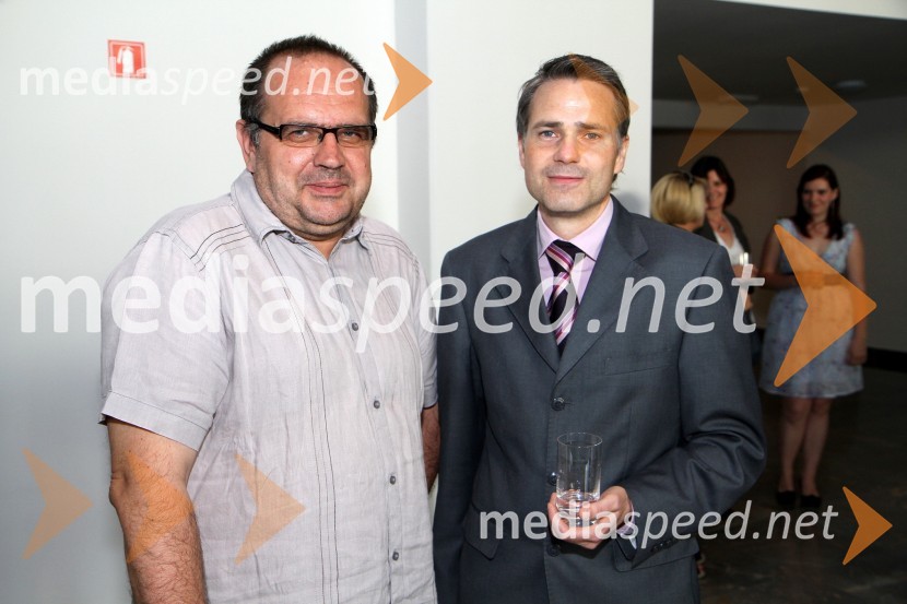 Georg Mohr, direktor Šahohlačnik d.o.o. in Igor Kurnik, vodja prodajeSprejem za poslovne partnerje in turistične delavce hotela City Maribor