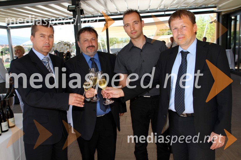 Mitja Klančišar, direktor hotela in ekipa ABC rent a carSprejem za poslovne partnerje in turistične delavce hotela City Maribor