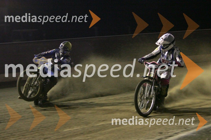 Friedrich Wallner, Avstrija in Jernej Kolenko, AMTK LjubljanaSPEEDWAY, 3. dirka ekipnega DP Slovenije, Hrvaške in Avstrije