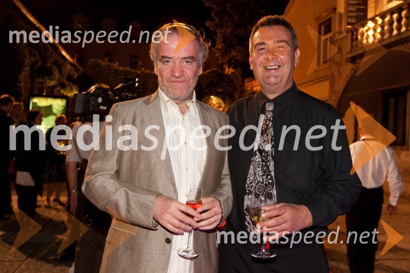 	Valerij Gergijev, dirigent in Branko Panič, pomočnik direktorja Festivala LjubljanaFestival Ljubljana 2011, otvoritev