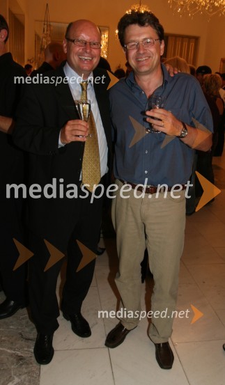 Boris Rošker in Grega Forjanič, glasbenikaFestival narečne popevke