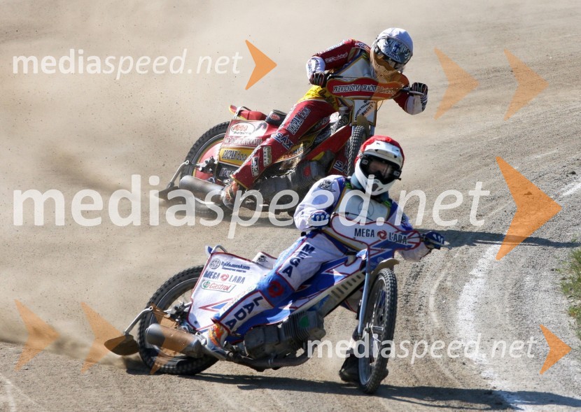 Vitaly Belousov, Rusija in Matic Ivačič, SlovenijaSpeedway, EP mladincev do 19 let, finale 2011