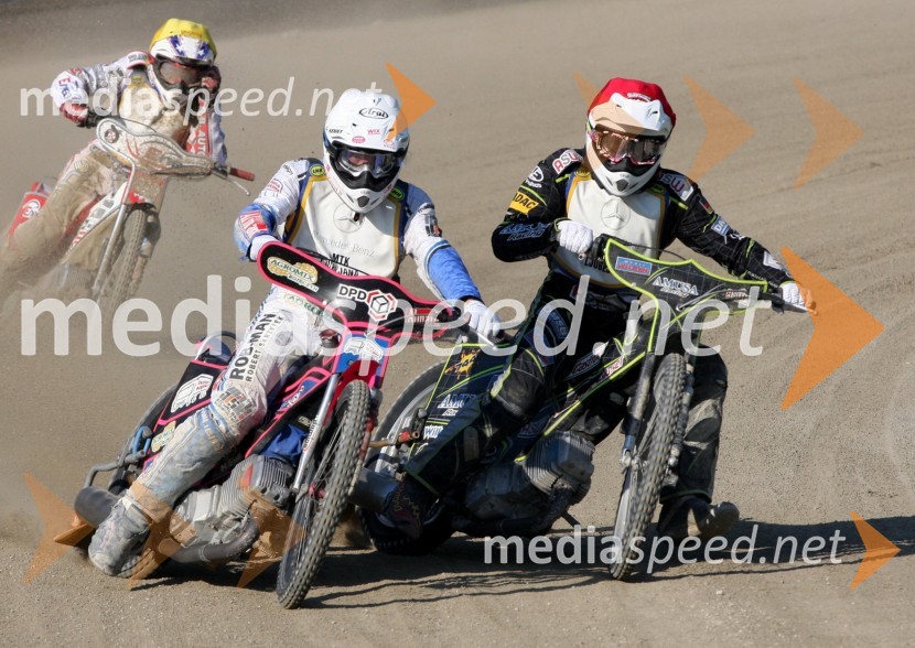 Mikołaj Curyło, Poljska, Tobiasz Musielak, Poljska in Kai Huckenbeck, NemčijaSpeedway, EP mladincev do 19 let, finale 2011
