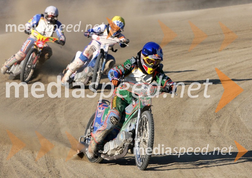 Vaclav Milik, Češka, Jonas B. Andersen, Danska in Mikkel Bech Jensen, DanskaSpeedway, EP mladincev do 19 let, finale 2011