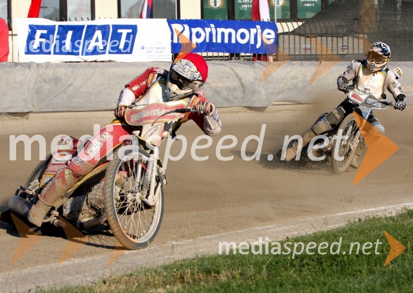 Matic Ivačič, Slovenija in Dino Kovačić, HrvaškaSpeedway, EP mladincev do 19 let, finale 2011