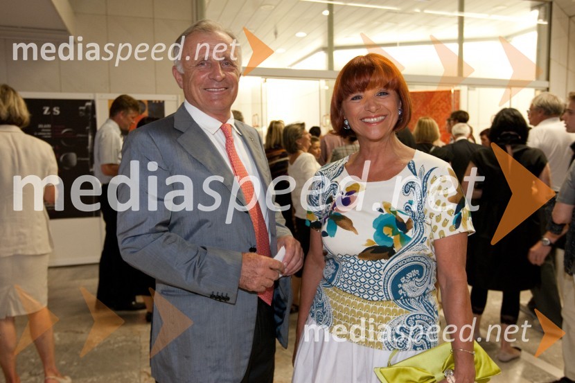 Tone Glavan, nekdanji pomočnik guvernerja za District, soproga Maruša, direktorica podjetja ManetFestival Ljubljana 2011, Orkester Filharmonica Della Scala