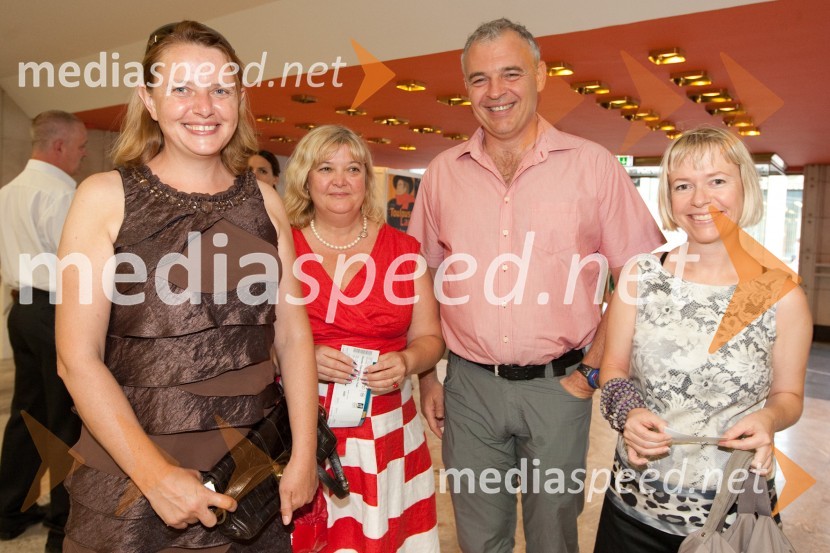 Svetlana Istenič, Nataša Mis, Miha Istenič, vinarstvo Istenič in Romana LibnikFestival Ljubljana 2011, Orkester Filharmonica Della Scala