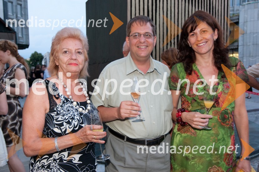Veronika Klemenčič, Združenje univerzitetnih izobraženk Slovenije, Alen Premerl in Mojca StrajnarFestival Ljubljana 2011, Orkester Filharmonica Della Scala