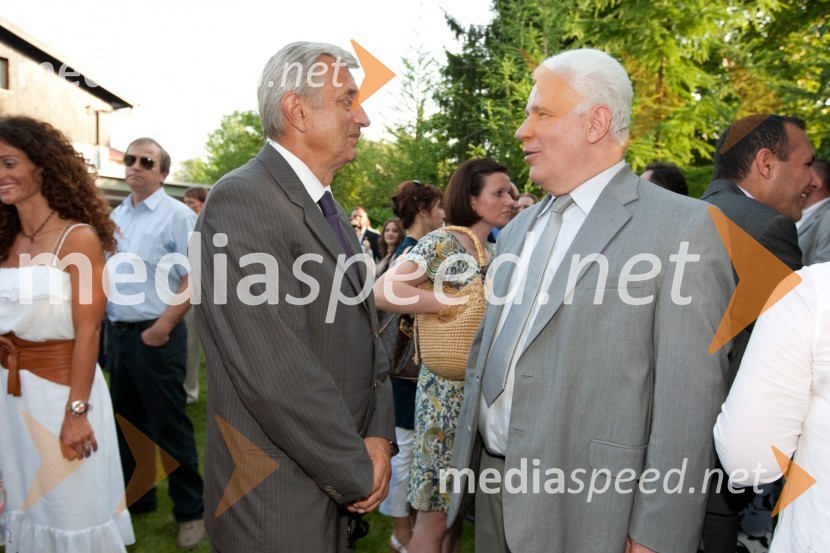 ... in Ranko Milović, veleposlanik Črne gore v SlovenijiSprejem egiptovskega veleposlanika