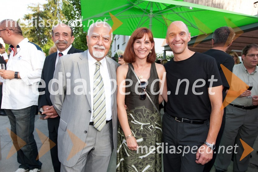 Samir Amarin, častni konzul Jordanije, mag. Robert Cugelj, direktor Inštituta RS za rehabilitacijo in soproga NatašaSprejem egiptovskega veleposlanika