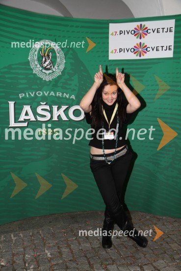 Tinkara Kovač, glasbenicaPivo in cvetje 2011, VIP dogajanje