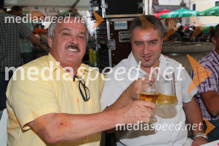 Zvonko Murgelj, direktor podjetja Radenska in ...Pivo in cvetje 2011, VIP dogajanje