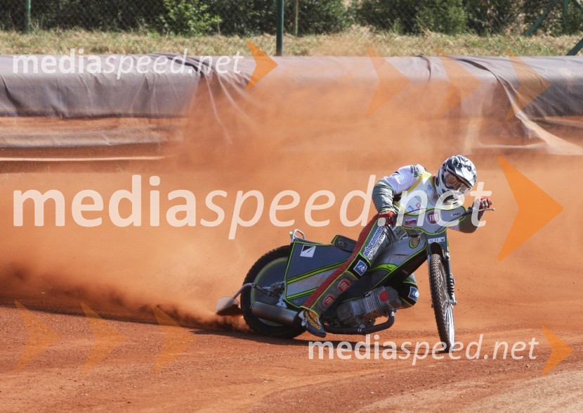 Aleš Kraljič (AMTK Ljubljana)Speedway, državno prvenstvo posameznikov Slovenije in Hrvaške, 3. dirka