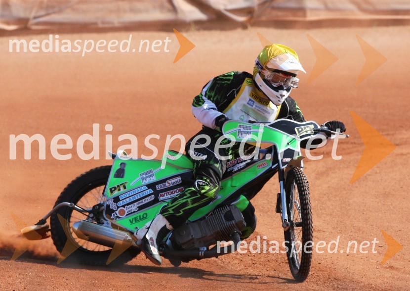 Žiga Radkovič (AMD Krško)Speedway, državno prvenstvo posameznikov Slovenije in Hrvaške, 3. dirka