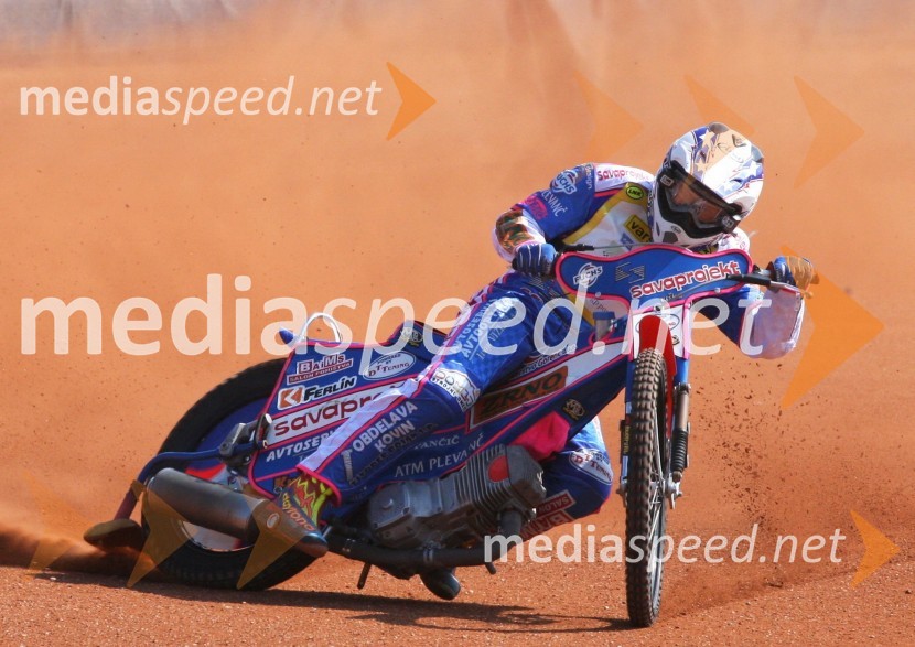 Matija Duh (AMD Krško)Speedway, državno prvenstvo posameznikov Slovenije in Hrvaške, 3. dirka
