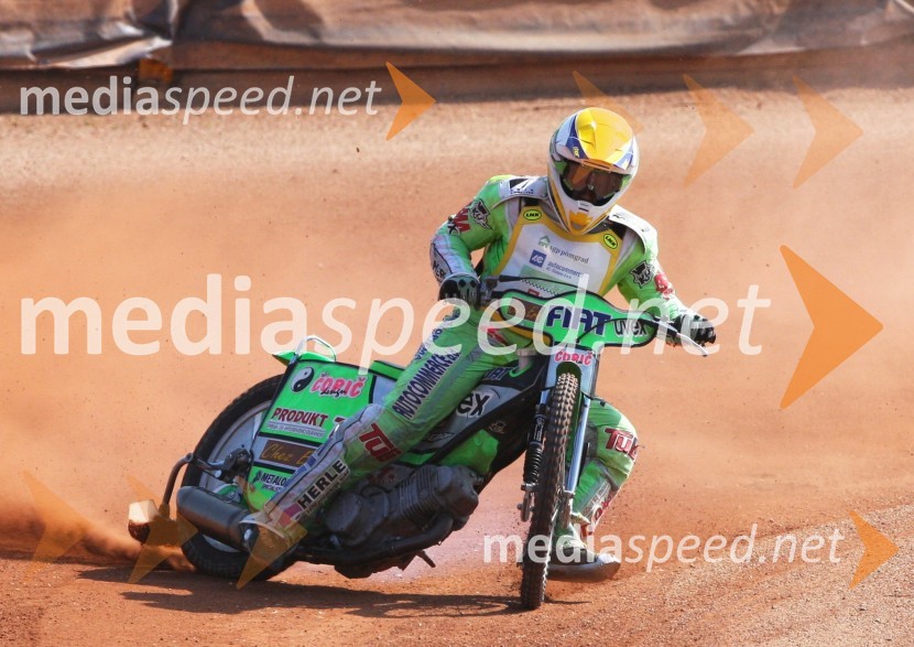 Nik Zupančič (AMTK Ljubljana)Speedway, državno prvenstvo posameznikov Slovenije in Hrvaške, 3. dirka