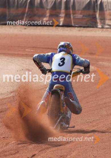 Jernej Pečnik (AMTK Ljubljana)Speedway, državno prvenstvo posameznikov Slovenije in Hrvaške, 3. dirka