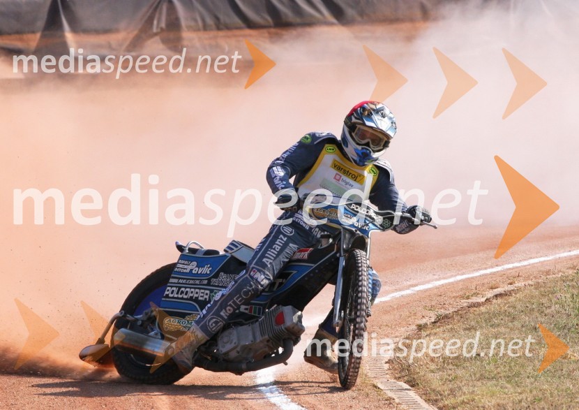 Jasmin Ilijaš (SK Unia Goričan)Speedway, državno prvenstvo posameznikov Slovenije in Hrvaške, 3. dirka