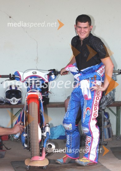 Matija Duh (AMD Krško)Speedway, državno prvenstvo posameznikov Slovenije in Hrvaške, 3. dirka