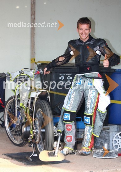 Aleš Kraljič (AMTK Ljubljana)Speedway, državno prvenstvo posameznikov Slovenije in Hrvaške, 3. dirka