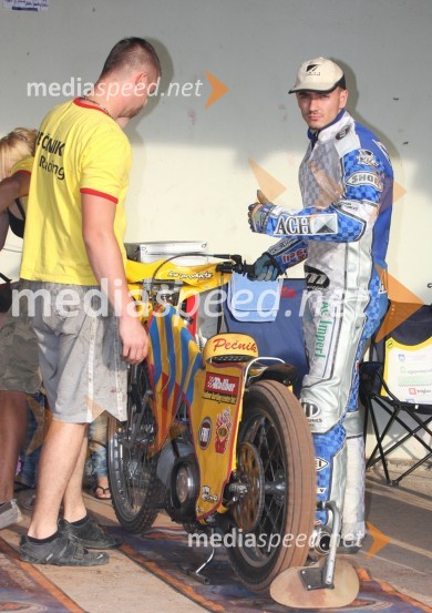Jernej Pečnik (AMTK Ljubljana)Speedway, državno prvenstvo posameznikov Slovenije in Hrvaške, 3. dirka