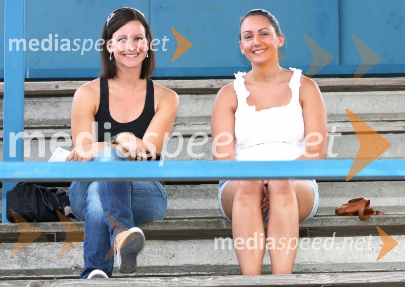 Katarina Žagar, sestra Mateja Žagarja in Darija Pavlic, sestra Jurice PavlicaSpeedway, državno prvenstvo posameznikov Slovenije in Hrvaške, 3. dirka