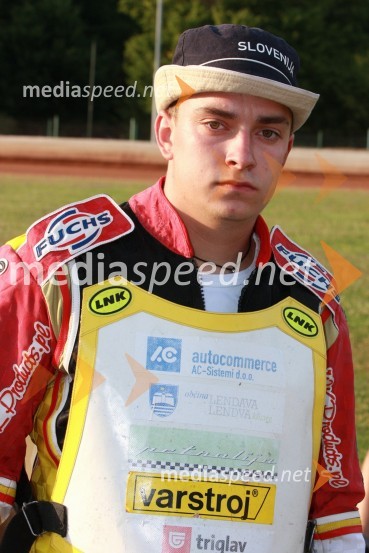 Matic Ivačič (AMD Krško)Speedway, državno prvenstvo posameznikov Slovenije in Hrvaške, 3. dirka