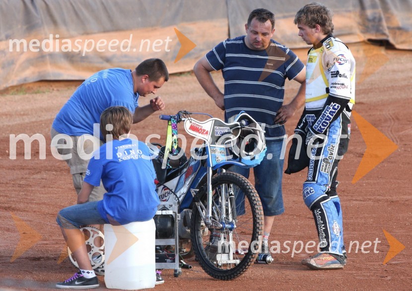 Ekipa Dina KovačičaSpeedway, državno prvenstvo posameznikov Slovenije in Hrvaške, 3. dirka