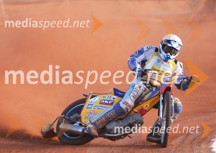 Jernej Pečnik (AMTK Ljubljana)Speedway, državno prvenstvo posameznikov Slovenije in Hrvaške, 3. dirka