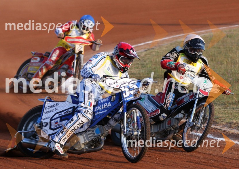 Matej Žagar, Samo Kukovica, Matic IvačičSpeedway, državno prvenstvo posameznikov Slovenije in Hrvaške, 3. dirka