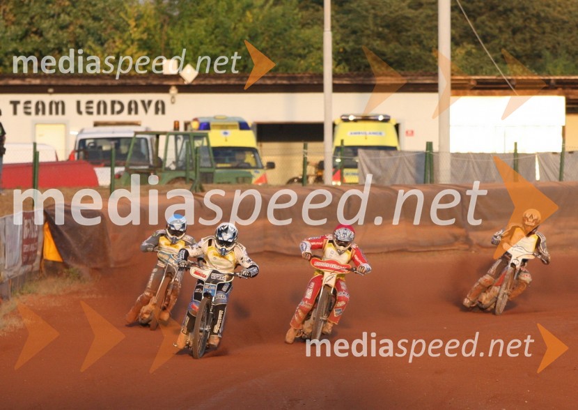 Dino Kovačič, Jasmin Ilijaš, Matic Ivačič, Nejc KladušanSpeedway, državno prvenstvo posameznikov Slovenije in Hrvaške, 3. dirka