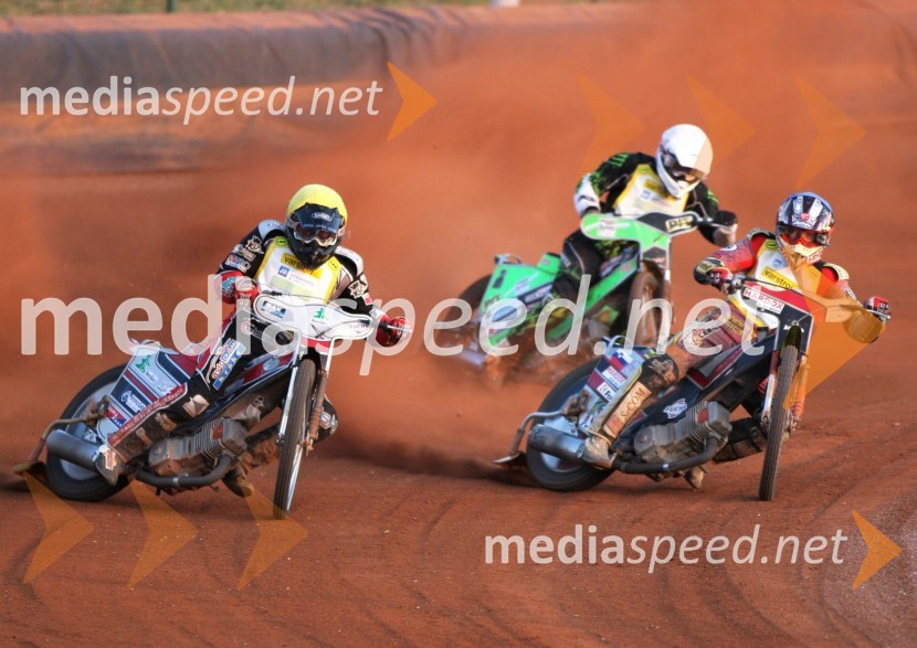Samo Kukovica, Denis Štojs, Žiga RadkovičSpeedway, državno prvenstvo posameznikov Slovenije in Hrvaške, 3. dirka