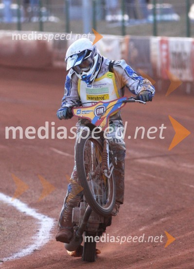 Jernej Pečnik (AMTK Ljubljana)Speedway, državno prvenstvo posameznikov Slovenije in Hrvaške, 3. dirka