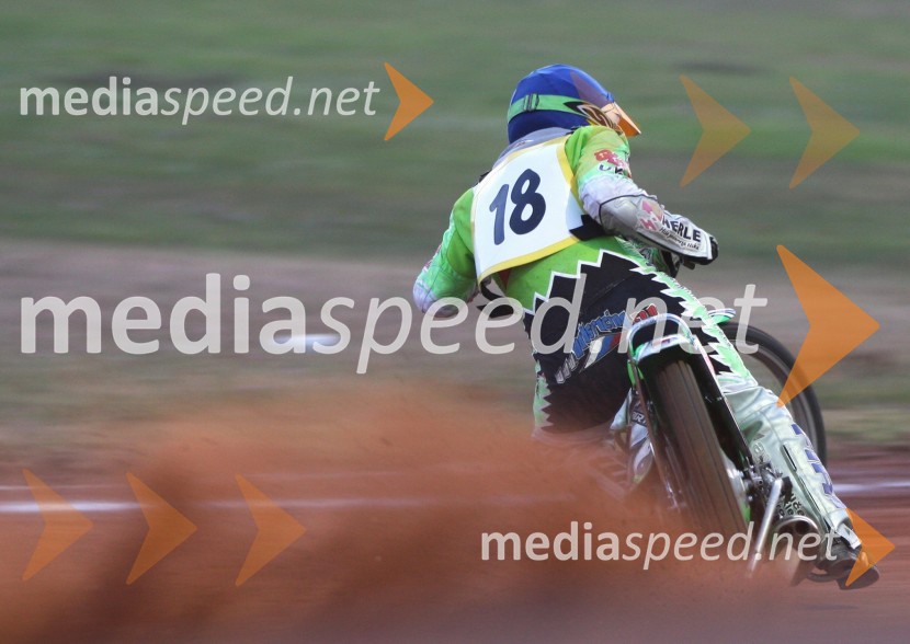 Nik Zupančič (AMTK Ljubljana)Speedway, državno prvenstvo posameznikov Slovenije in Hrvaške, 3. dirka