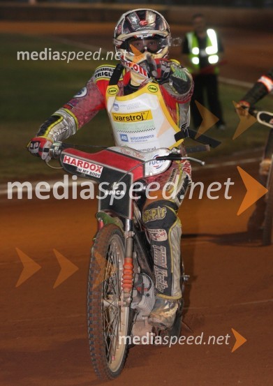 Denis Štojs (AMD Krško)Speedway, državno prvenstvo posameznikov Slovenije in Hrvaške, 3. dirka