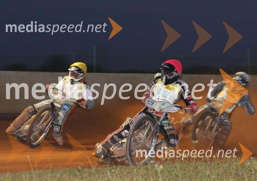 Samo Kukovica, Aleš Kraljič, Jasmin IlijašSpeedway, državno prvenstvo posameznikov Slovenije in Hrvaške, 3. dirka