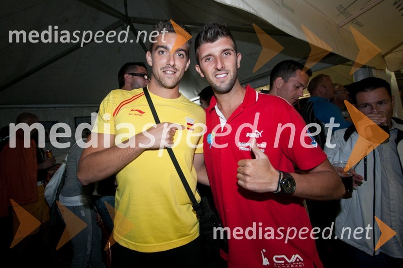 Manuel De Amo in German Lopez, odbojkarja na mivki ŠpanijaBeachMaster 2011