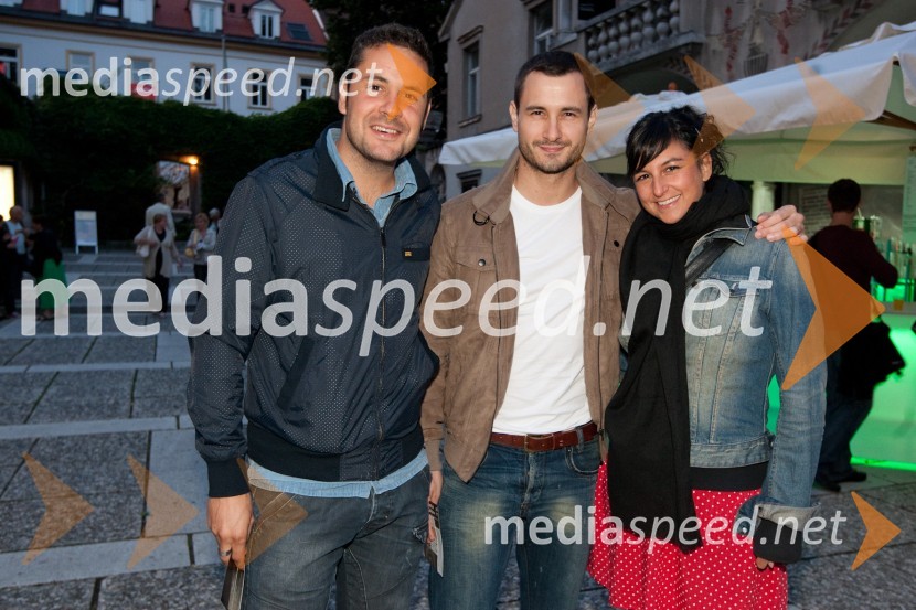 Gregor Bolčina, moderator na Radio 1 s prijatlejema Ismaelom in MeryFestival Ljubljana 2011: Gilberto Gil, koncert
