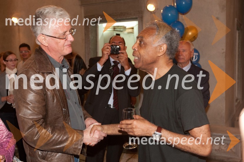 	Pavel Gantar, predsednik Državnega zbora in Gilberto Gil, glasbenikFestival Ljubljana 2011: Gilberto Gil, koncert
