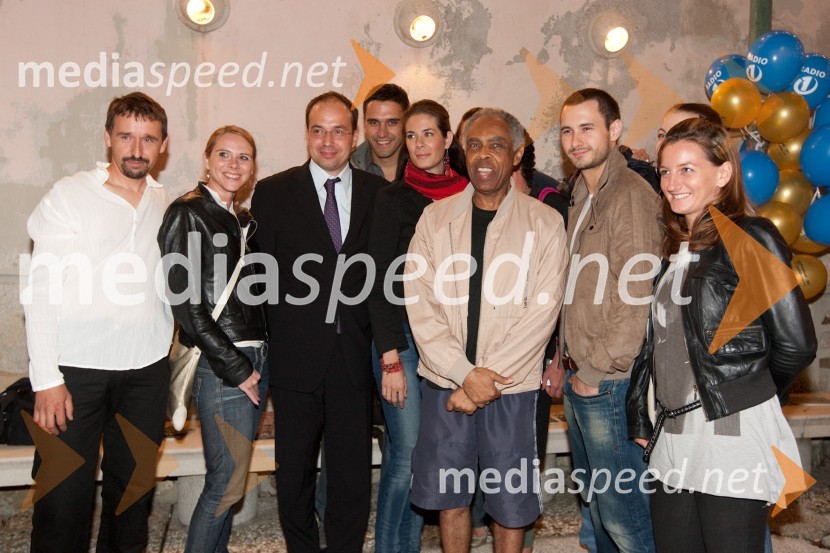 Ekipa Radia 1 z Gilbertom GilomFestival Ljubljana 2011: Gilberto Gil, koncert