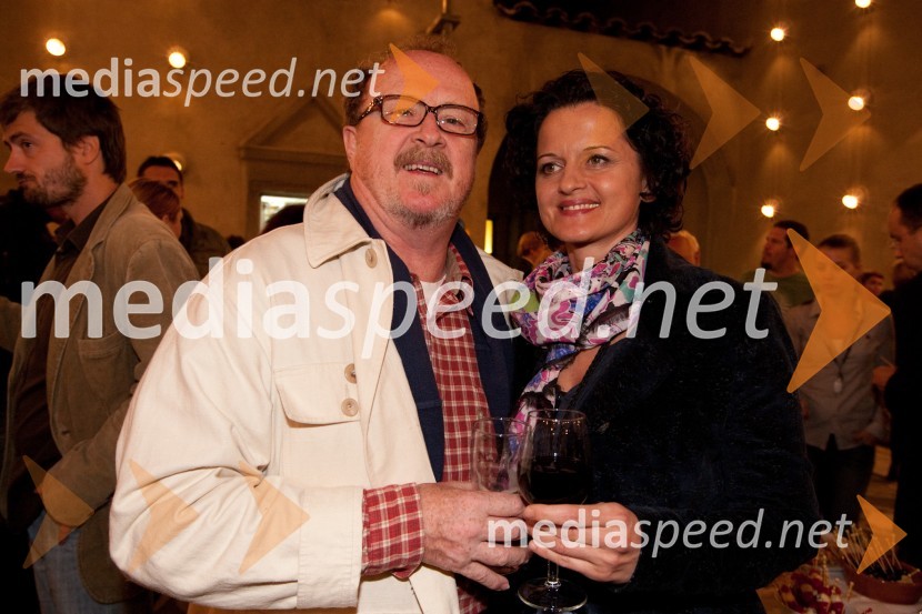 Tomaž Domicelj, glasbenik in Irena Brunec Tebi, kiparkaFestival Ljubljana 2011: Gilberto Gil, koncert